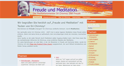 Desktop Screenshot of freudeundmeditation.com